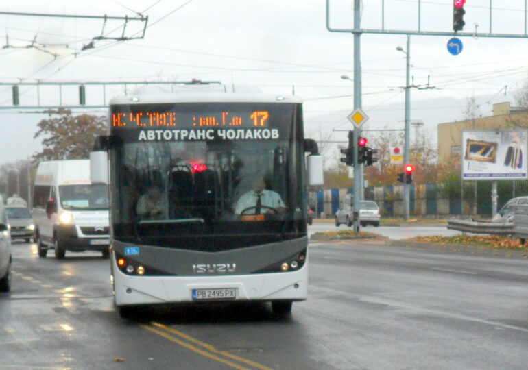С три дни удължават временния маршрут на автобусна линия №17