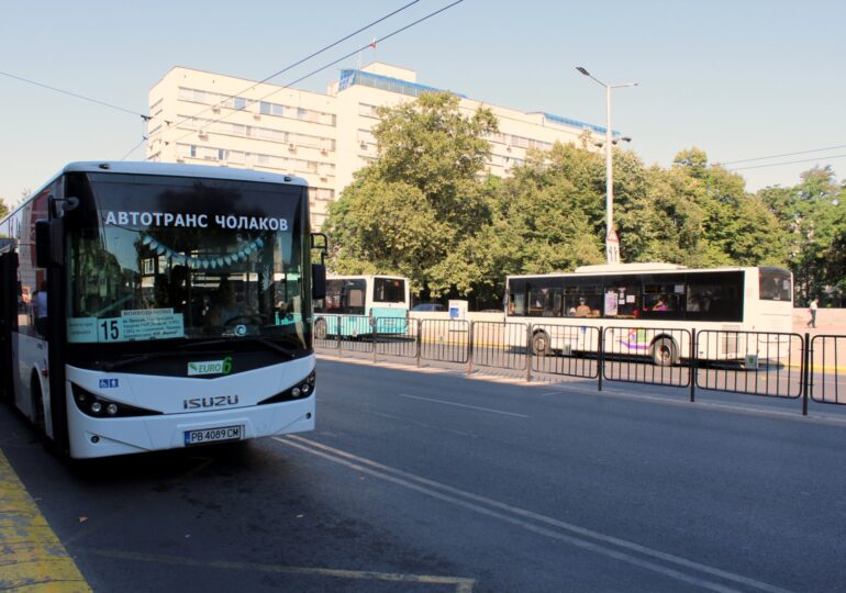 Повече градски автобуси в Пловдив от 15 септември