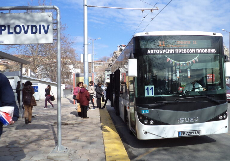Възстановяват частично маршрута на автобусна линия №11 в Пловдив