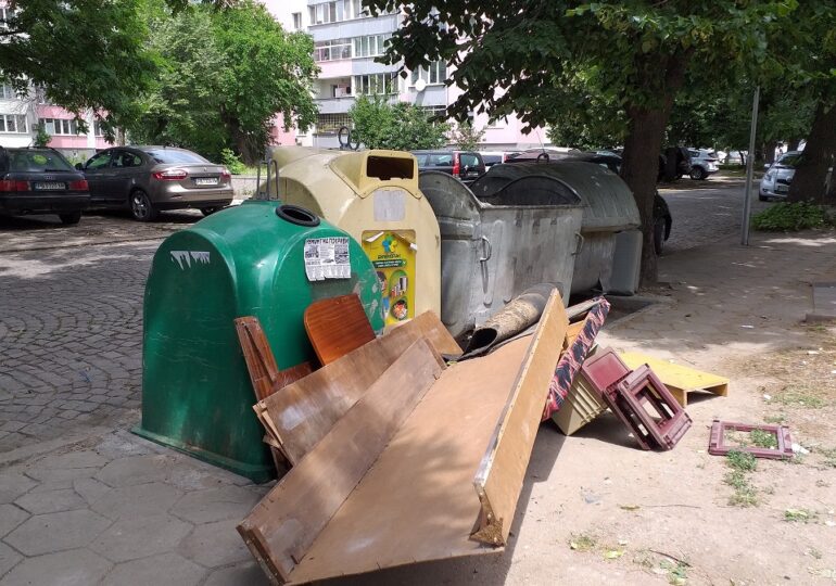 График за събиране на едрогабаритни отпадъци от 13 до 19 май в Пловдив