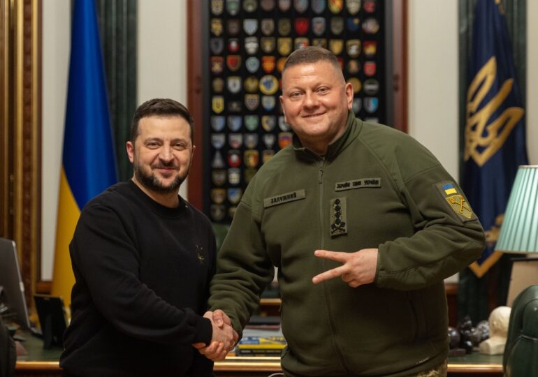 Официално: Зеленски уволни главнокомандващия въоръжените сили на Украйна Валерий Залужни (ВИДЕО)