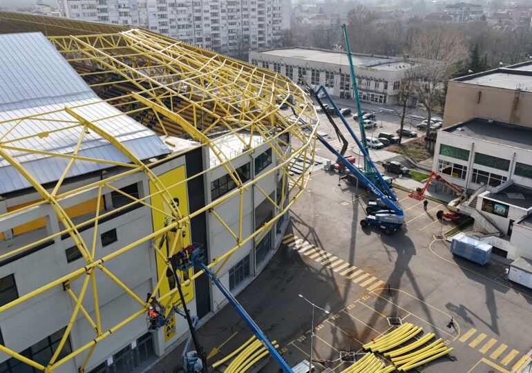 Стадион "Христо Ботев" се превръща във все по-модерна арена (ГАЛЕРИЯ)