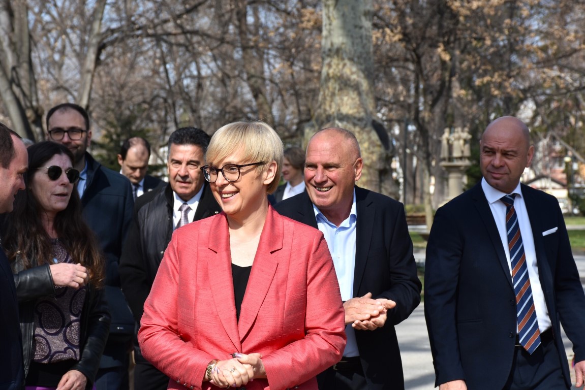 Президентът на Словения Наташа Пирц Мусар посети Пловдив (СНИМКИ)