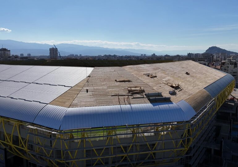 Нови снимки показват напредъка по довършването на стадион "Христо Ботев" (ГАЛЕРИЯ)