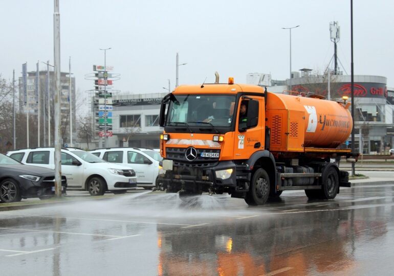 График за миенето на улиците в Пловдив от 8 до 12 април