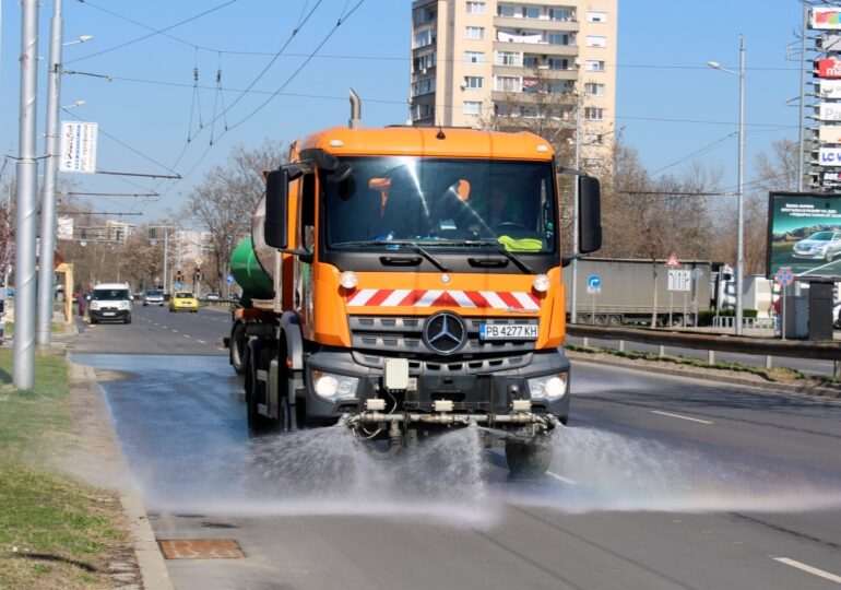 График за миенето на пловдивските улици от 13 до 17 май