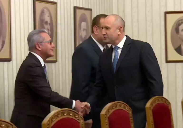 Йордан Цонев при президента: Трябва да има правителство с мандата на ГЕРБ-СДС
