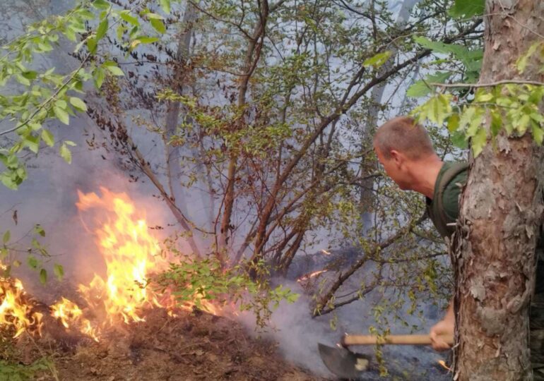 Ситуацията край село Воден се подобрява, четири хеликоптера се борят със стихията