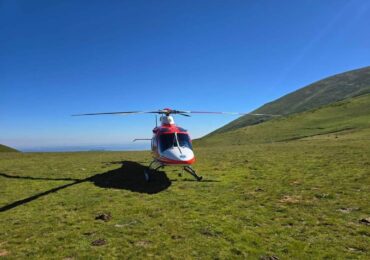 Медицинският ни хеликоптер с първа успешна акция в планината