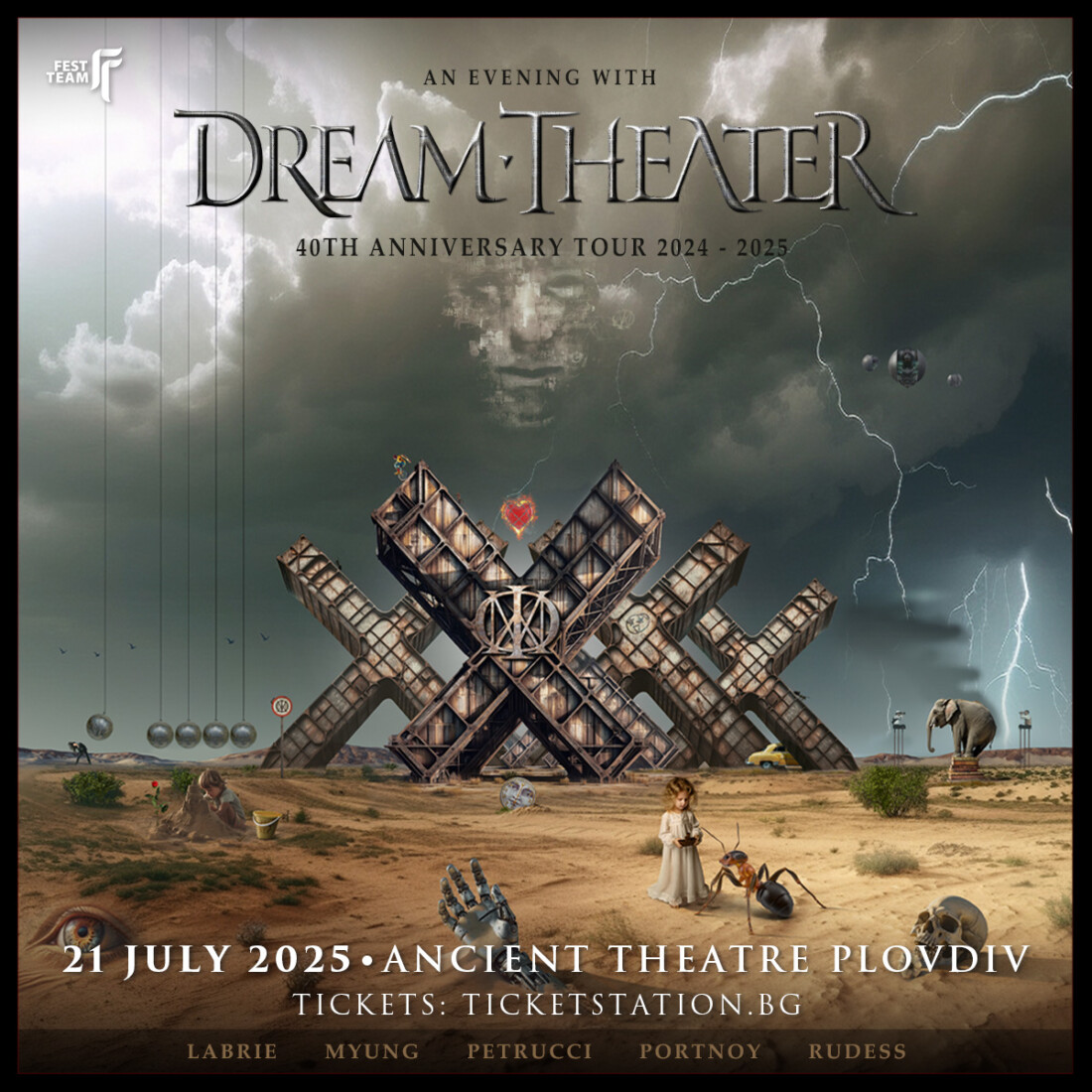 С концерт в Античния театър: Dream Theater празнуват 40 години на сцена