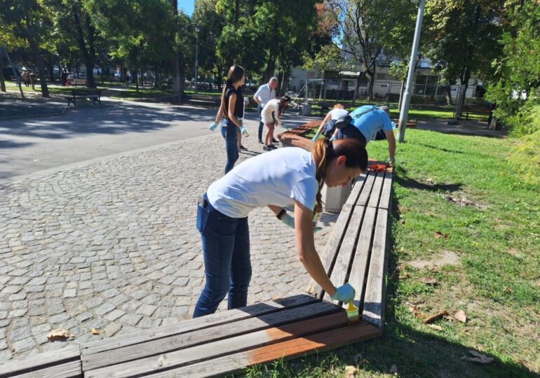 Кметството на район "Източен" с позитивна инициаtива в парк "Каменица" (СНИМКИ)