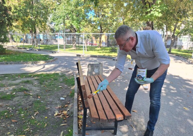 Кметството на район "Източен" с позитивна инициаtива в парк "Каменица" (СНИМКИ)