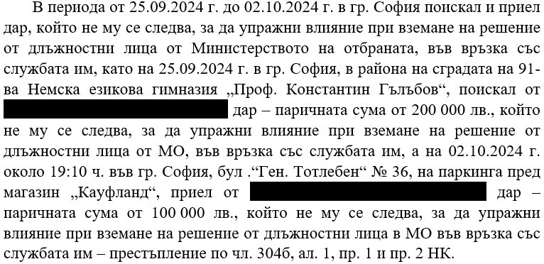 Назарян разреши снемане на имунитета на Ибрямов, от НС не скриха добре името на далия подкуп