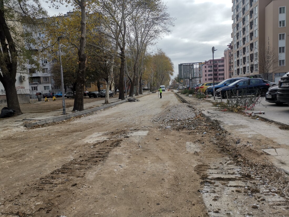 Завършват бул. "Александър Стамболийски" до края на януари догодина (ВИДЕО)