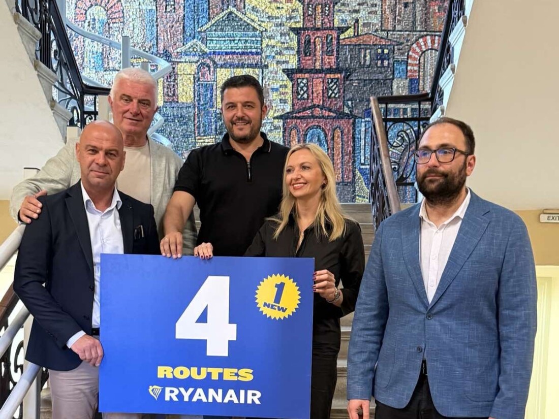 Ryanair разширява дейността си на летище Пловдив