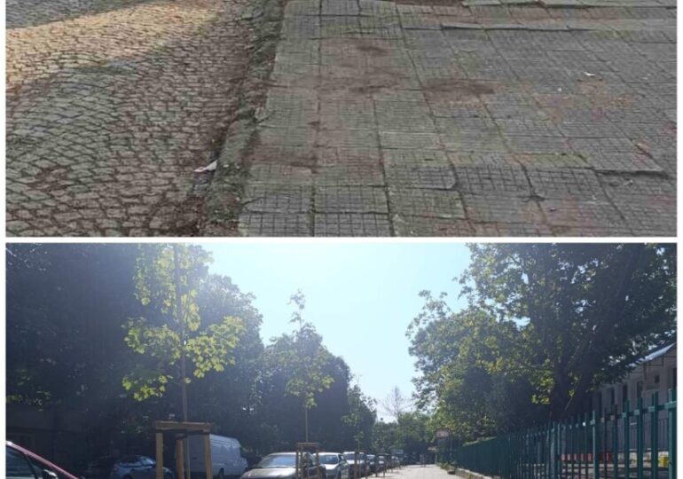 Обновиха изцяло ключов тротоар в „Южен“ (СНИМКИ)