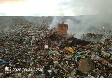 Нов пожар на сметището край Цалапица (СНИМКИ)