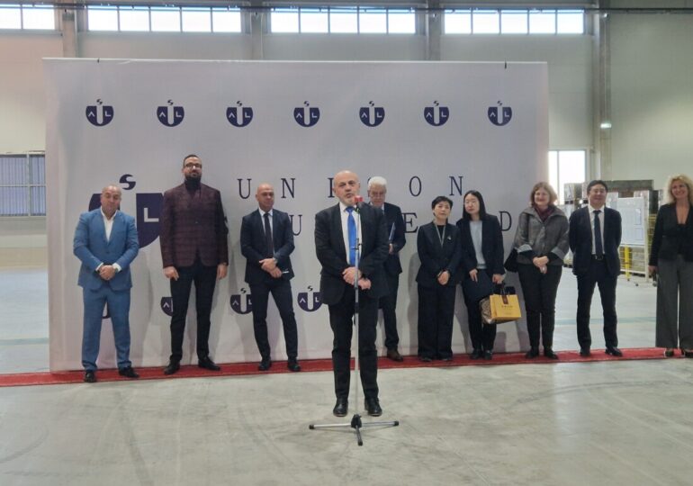 Вицепремиерът Томислав Дончев и кметът Костадин Димитров откриха нов завод в Тракия икономическа зона (СНИМКИ)