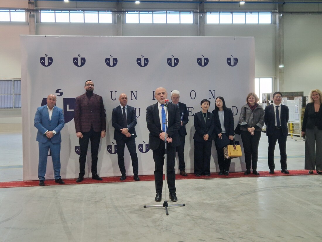 Вицепремиерът Томислав Дончев и кметът Костадин Димитров откриха нов завод в Тракия икономическа зона (СНИМКИ)