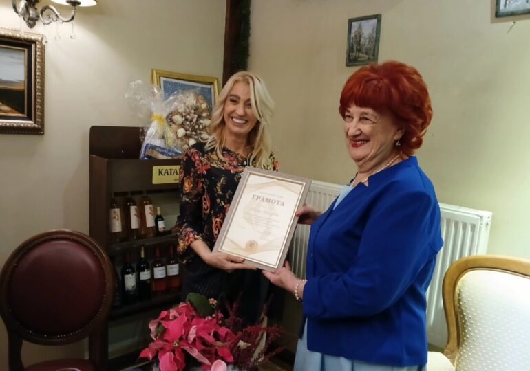 Композиторът Невена Кючукова получи приз „Будител на годината“ от Лайънс клуб „Евридика“ (СНИМКИ)