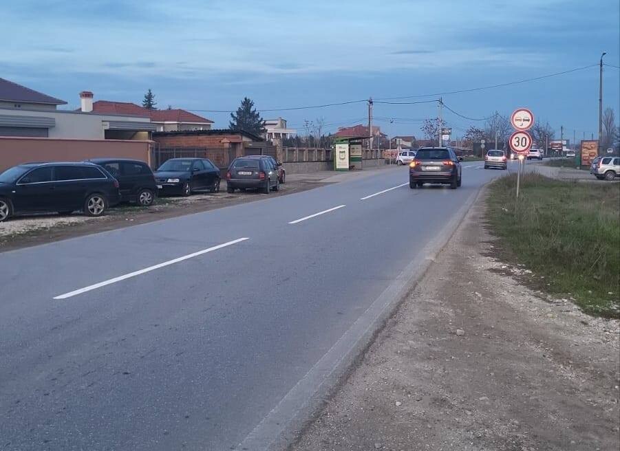 Полагат нова пътна маркировка по ключов участък в Община Марица 3 Полагат нова пътна маркировка по ключов участък в Община Марица