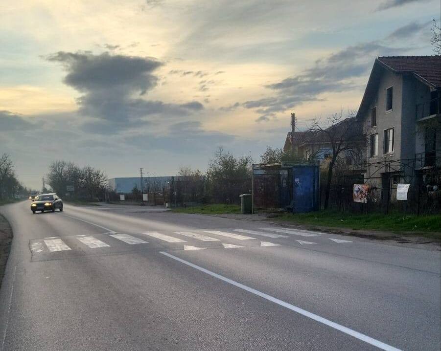 Полагат нова пътна маркировка по ключов участък в Община Марица