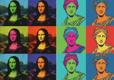 Ученици превръщат емблематични произведения на изкуството в модерни попарт композиции