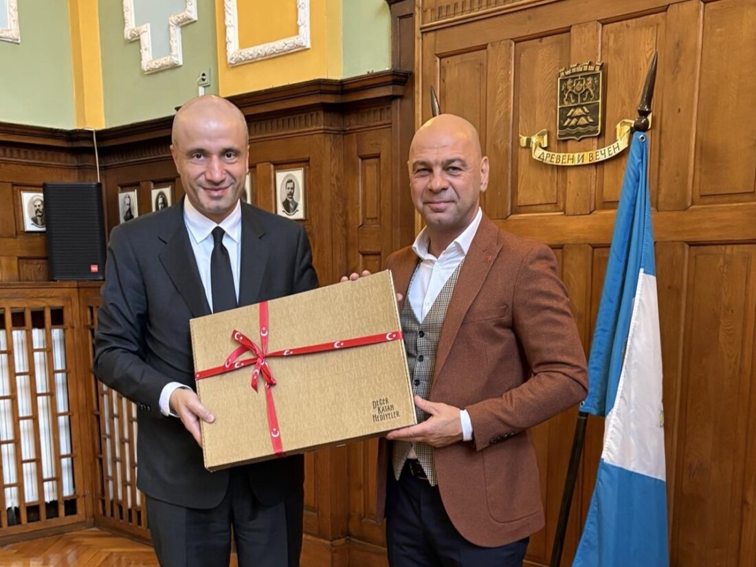 Кметът Костадин Димитров прие новия генерален консул на Република Турция в Пловдив