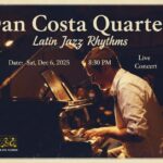 Латино джаз вулкан избухва довечера в Пловдив: Dan Costa Quartet свири в Клуб "В Джаза" 22 Латино джаз вулкан избухва довечера в Пловдив: Dan Costa Quartet свири в Клуб „В Джаза“