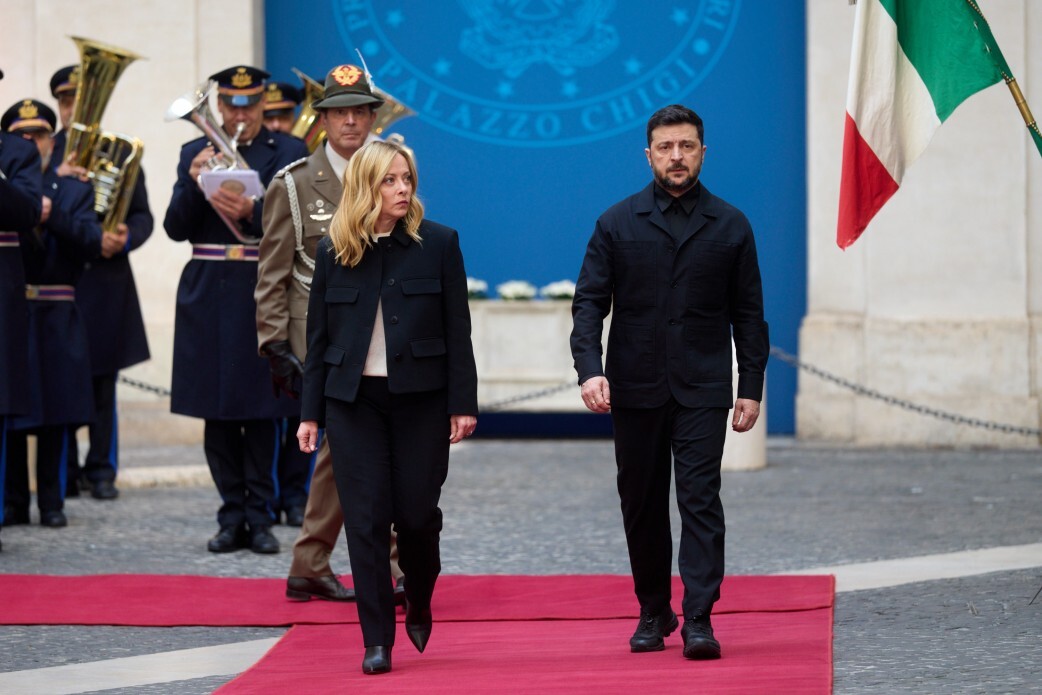 Мелони призовала Зеленски да направи болезнени отстъпки (СНИМКИ) 3 Мелони призовала Зеленски да направи болезнени отстъпки (СНИМКИ)