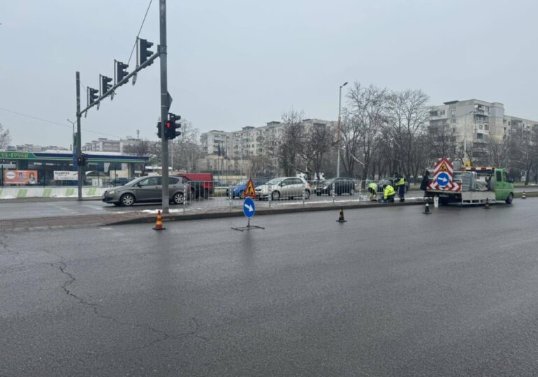 Поставиха заграждения на възлов булевард в Пловдив (СНИМКИ)