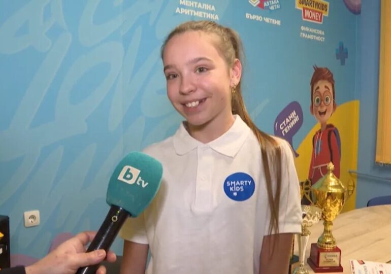 Само на 13 години: Ния вече е петкратен супершампион по ментална аритметика