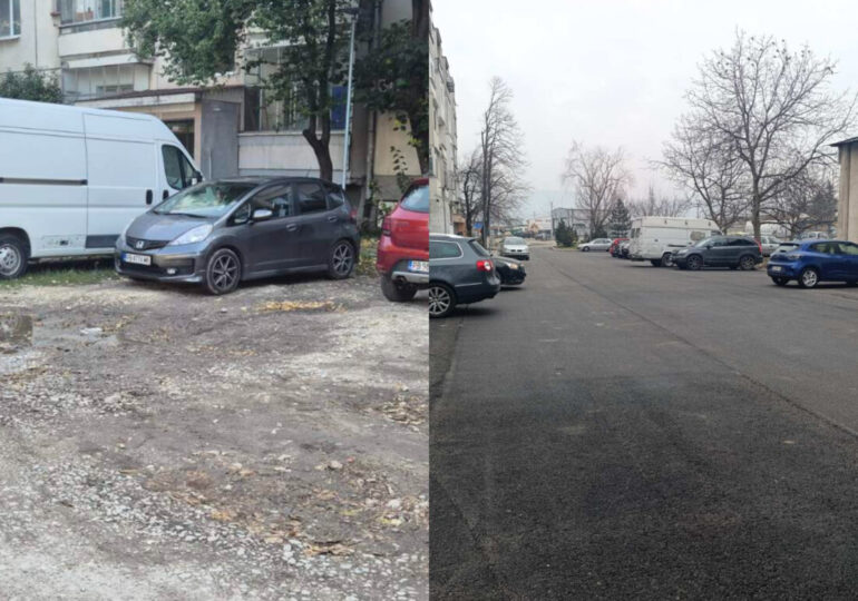 Преобразиха напълно паркинг в „Коматево“ (СНИМКИ)