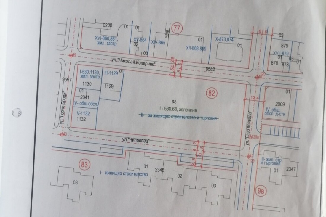 Терен, отреден за жилищно застрояване, се превръща в зелена площ в „Южен“