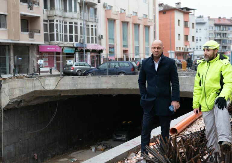 Кметът Костадин Димитров инспектира стратегически обект в Пловдив (СНИМКИ)