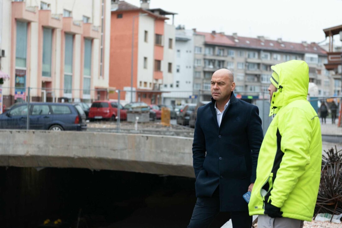 Кметът Костадин Димитров инспектира стратегически обект в Пловдив (СНИМКИ)