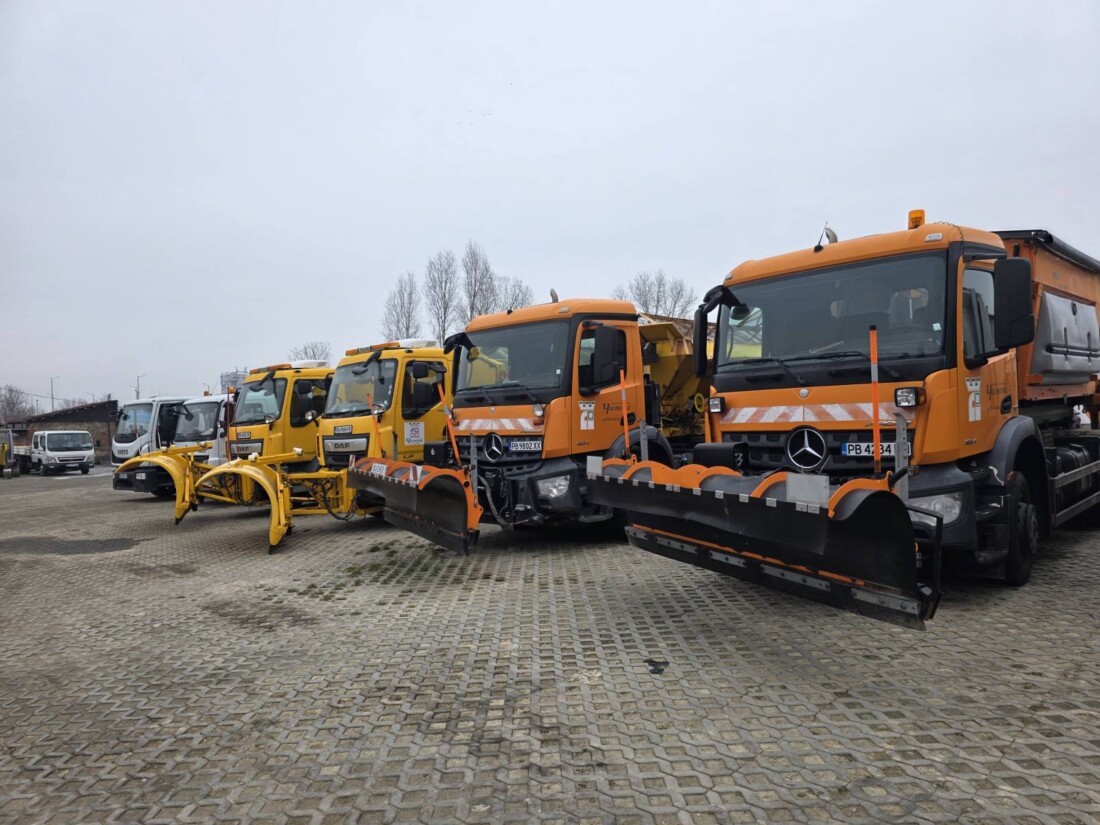 Общинските предприятия в Пловдив са в готовност за зимно почистване