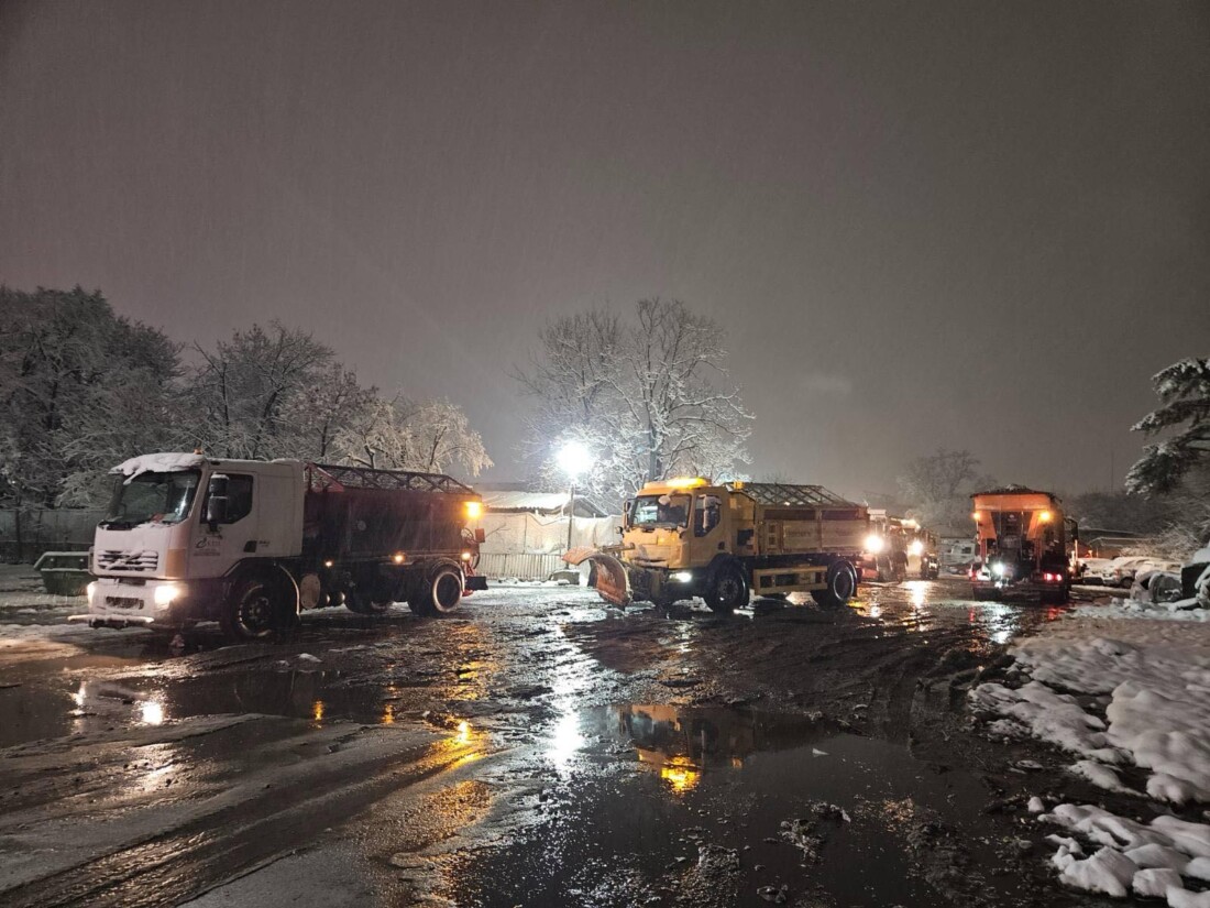 Над 1000 общински служители почистват Пловдив от снега (СНИМКИ и ВИДЕО)