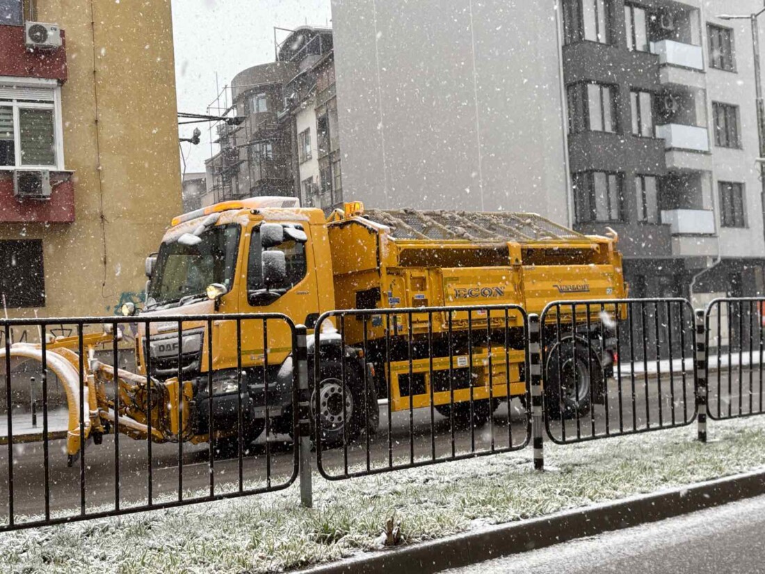 Над 1000 общински служители почистват Пловдив от снега (СНИМКИ и ВИДЕО)