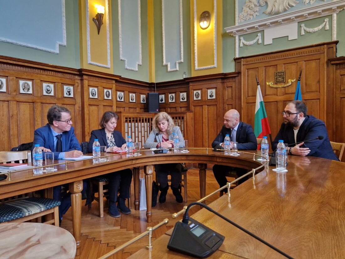 Кметът на Пловдив Костадин Димитров се срещна с новия посланик на Франция у нас Н. Пр. Мари Дюмулен