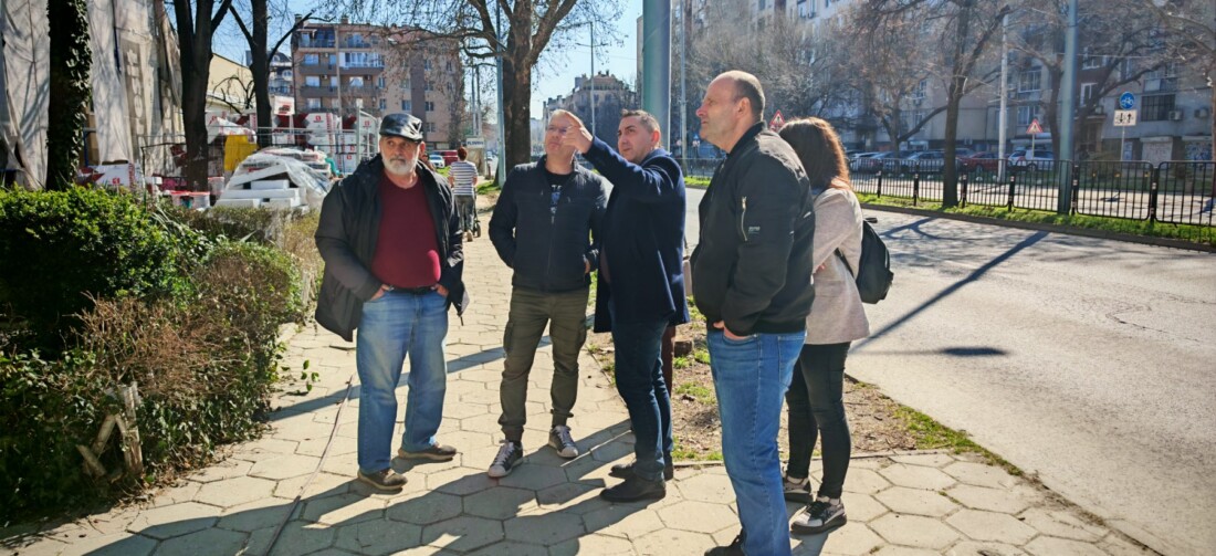 Община Пловдив санира блок на ключов булевард в район „Южен“ в Пловдив
