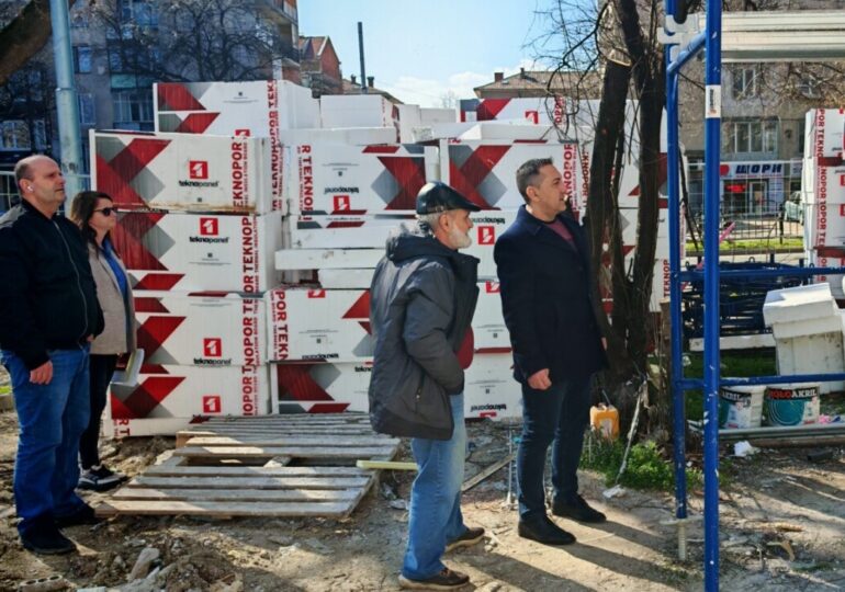 Община Пловдив санира блок на ключов булевард в район „Южен“ в Пловдив
