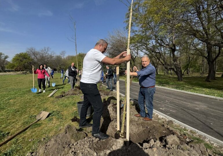 Със залесителна инициатива на Младежкия хълм: ГЕРБ закри предизборната кампания в Пловдив (ГАЛЕРИЯ)