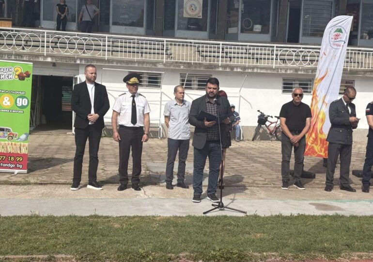 Заместник-кметът Ангел Славов поздрави участниците в областните състезания „Млад огнеборец“ (СНИМКИ)