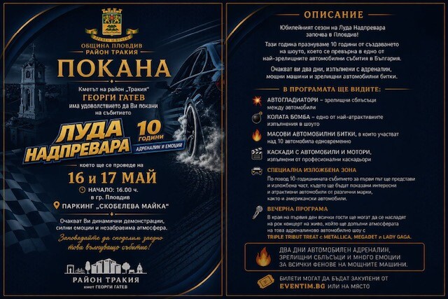 „Луда надпревара“ се завръща в район „Тракия“ (СНИМКИ)