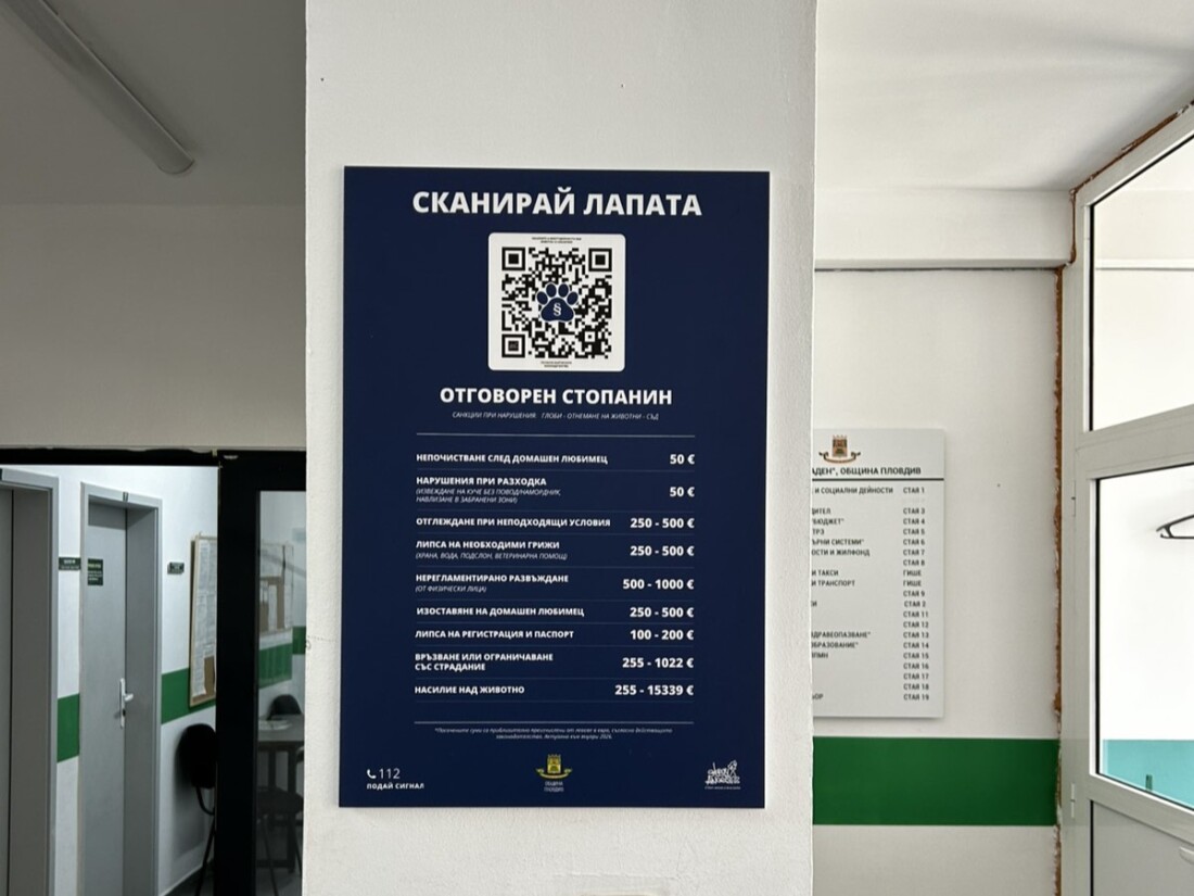 Националната кампания „Сканирай лапата“ премина с шествие през Пловдив: QR код учи как да спасим животно в беда