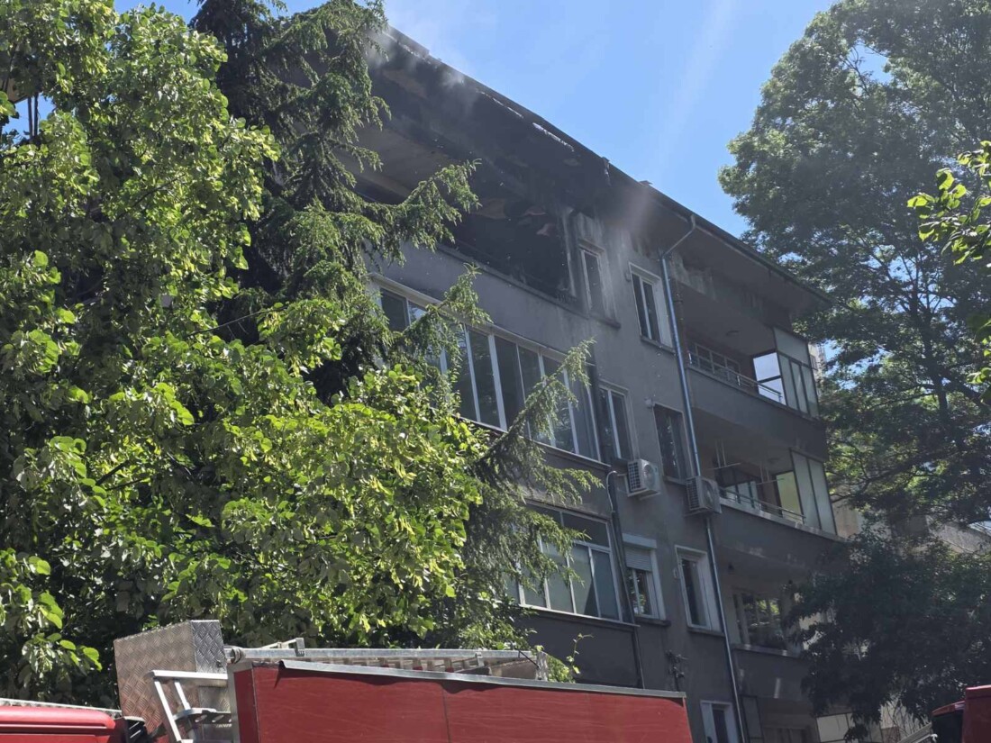 Голям пожар в пловдивския квартал "Кючук Париж", три екипа се бориха със стихията (СНИМКИ)