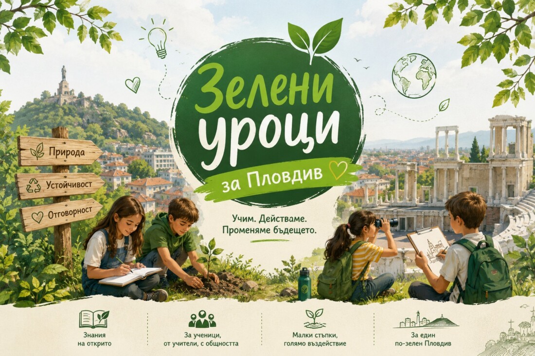 „Зелени уроци за Пловдив“ стартираха с екоден във Френската гимназия