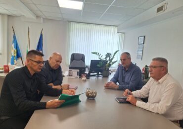 Ст. комисар Васил Костадинов проведе работна среща с кмета на район „Източен“ Емил Русинов