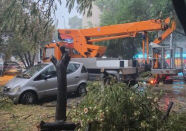 След бурята: От пожарната реагираха на над 80 сигнала в Пловдив (СНИМКИ и ВИДЕО)